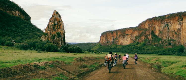 Ol Njorowa Gorge Hells Gate Kenya hot springs pumice stones rock formations Tomb Raider filming location
