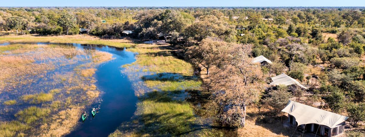 Okavango Explorers Camp a luxury Okavango Delta tented camp