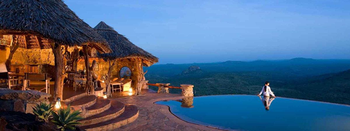 Ol Malo Lodge on the edge of the Laikipia Hills