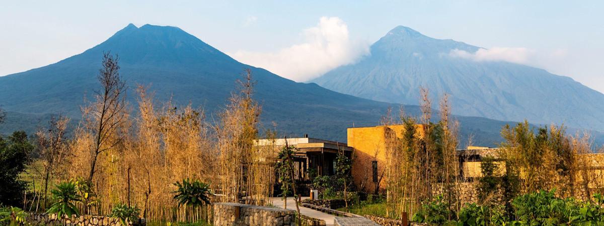 Singita Kataza House bordering the Volcanoes National Park