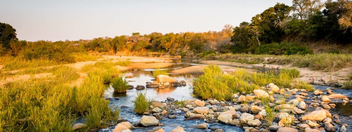 Singita Ebony Lodge and the Sand River