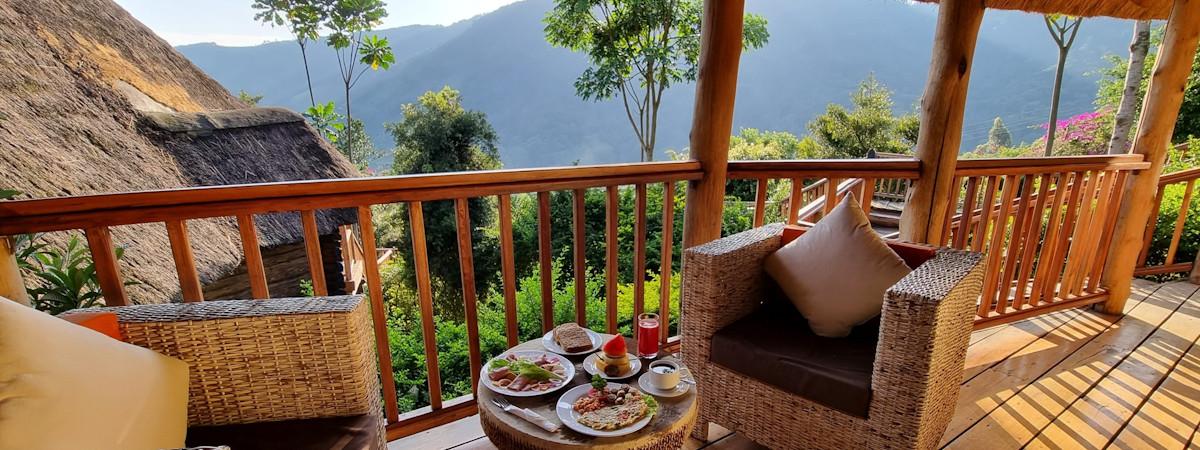 Trackers Safari Lodge in the Bwindi Impenetrable