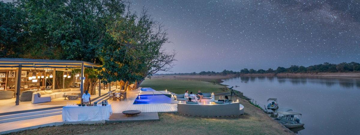 Chinzombo Safari Camp and Luangwa River