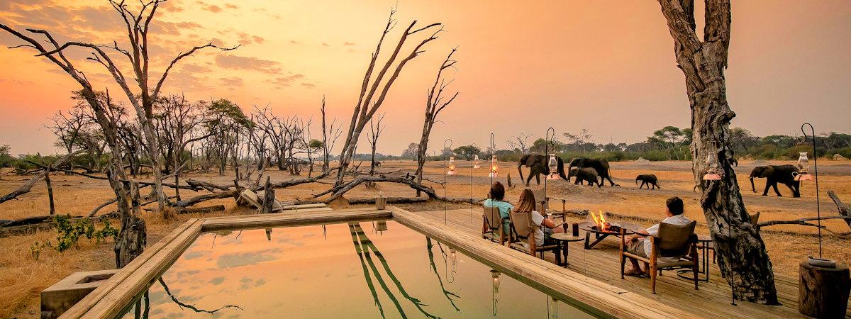 The Hide in Hwange National Park