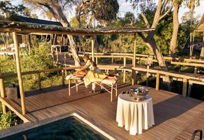 Gomoti Plains Camp offers spa and wellness