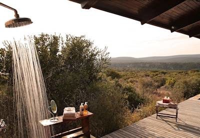 Outdoor private plunge pools and outdoor showers