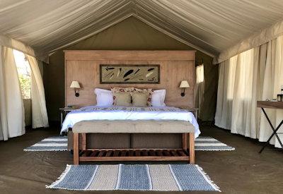 The camp with large comfortable bedrooms